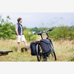 Dobbelt Tasketaske New Looxs Vigo Dobbelt - 40 liter - 30 x 19 x 40 cm (2x) - Sort-gr�n