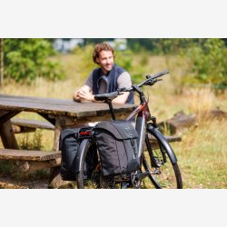 Dobbelt Tasketaske New Looxs Vigo Dobbelt - 40 liter - 30 x 19 x 40 cm (2x) - Sort-gr�n