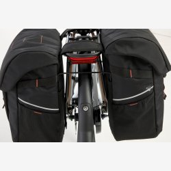 Dobbelt Tasketaske New Looxs Vigo Dobbelt - 40 liter - 30 x 19 x 40 cm (2x) - Sort-Orange