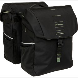 Dobbelt Tasketaske New Looxs Vigo Double RackTime 2.0 - 40 liter - 30 x 19 x 40 cm (2x) - Sort-Gr�n