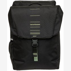 Dobbelt Tasketaske New Looxs Vigo Double RackTime 2.0 - 40 liter - 30 x 19 x 40 cm (2x) - Sort-Gr�n