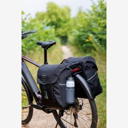 Dobbelt Tasketaske New Looxs Vigo Double RackTime 2.0 - 40 liter - 30 x 19 x 40 cm (2x) - Sort-Gr�n