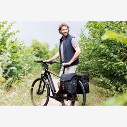 Dobbelt Taske Ny Looxs Vigo Double RackTime 2.0 - 40 liter - 30 x 19 x 40 cm (2x) - Sort-Orange