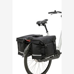 Dobbelt tasketaske New Looxs Canvas Camping - 66 liter - 43 x 22 x 35 cm (2x) - Sort