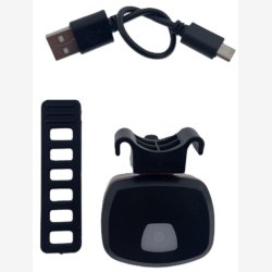 Baglygte IkziLight Tosti 40 COB LED, USB Genopladelig