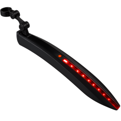 Mirage bagskrm p sadelpind med QR og LED strip 24-29 tommer