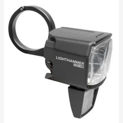 Forlygte Trelock LS 930 Lighthammer 130 lux til E-cykel inkl. styradapter sort