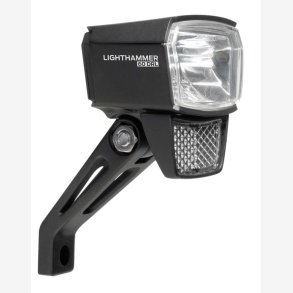 Forlygte Trelock LS 805-T Lighthammer 80 Lux til dynamo sort