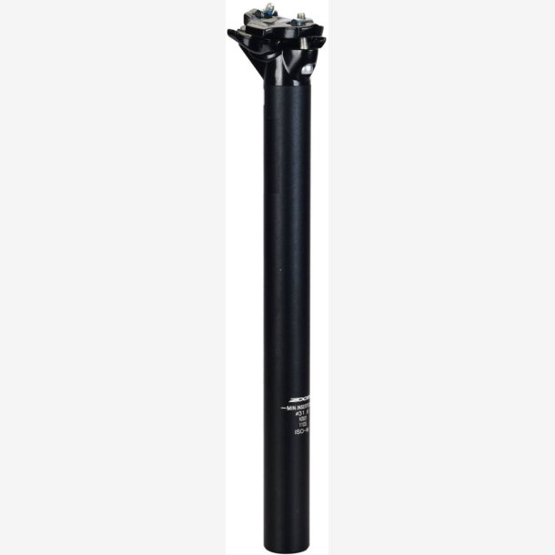 Fast sadelpind ATB Zoom - 31,6 mm - Sort - 350 mm - 2-bolt