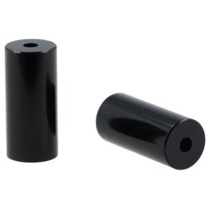 Kabelendekapper �5,0 mm PVC - sort