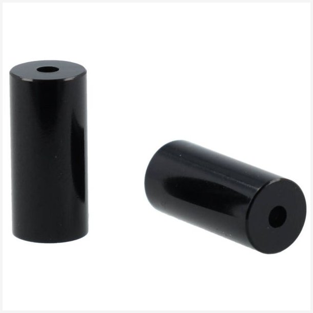 Kabelendekapper �5,0 mm PVC - sort