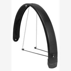 Bagsk�rm Eurofender Tempo Square 28 tommer 58 mm sort