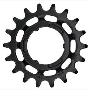 Tandhjul KMC Til Shimano 18T O-MO St�l 3/32 Tomme - Sort