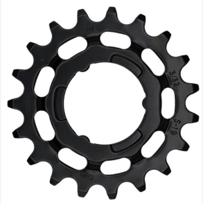 Tandhjul KMC Til Shimano 19T O-MO St�l 3/32 Tomme - Sort