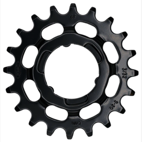 Tandhjul KMC Til Shimano 20T O-MO St�l 3/32 Tomme - Sort