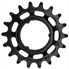 Tandhjul KMC Til Shimano 18T O-MO St�l 1/8 Tomme - Sort