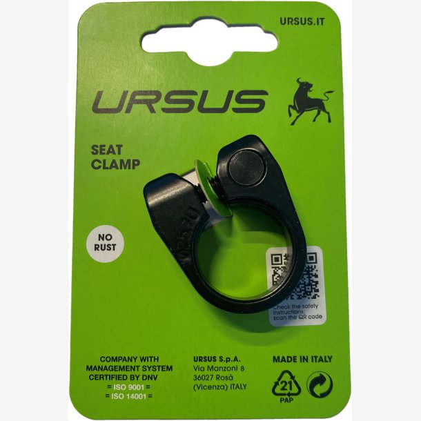 S�deklemme Ursus �25,7 mm Aluminium - Sort