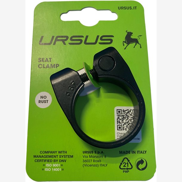 S�deklemme Ursus �37,0 mm Aluminium - Sort