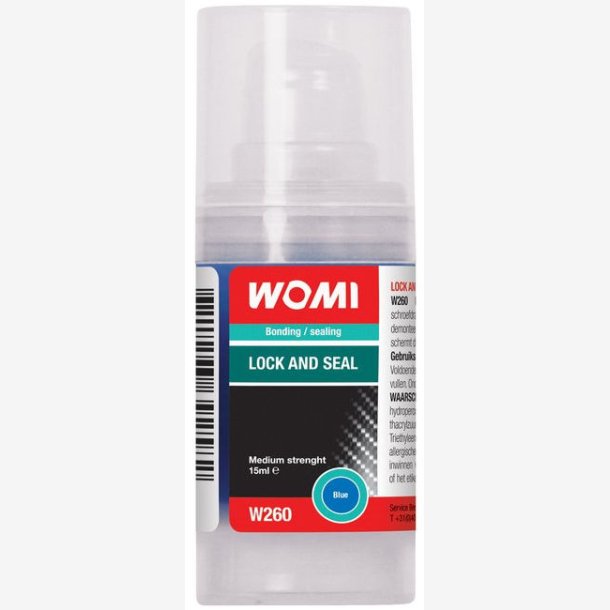 Womi W260 L�s og forsegling Bl� 15ml