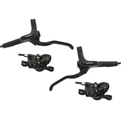 Shimano MT200 hydraulisk skivebremses�t for og bag - uden bremseskive - sort
