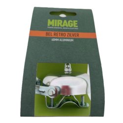 Mirage klokke Retro alu 60mm s�lv