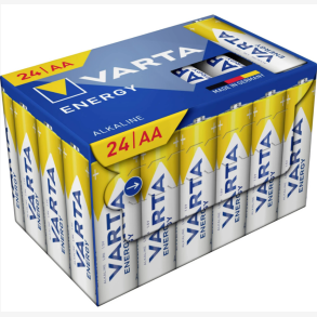 Batteri Varta Energy AA (penlite) 1,5 V - 24 stk. i �ske