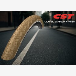 D�k CST Zeppelin 26 x 1,75'' / 47-559 - khaki med refleksion
