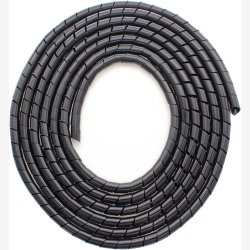 Spiralslange �15mm Elvedes (10 meter) sort