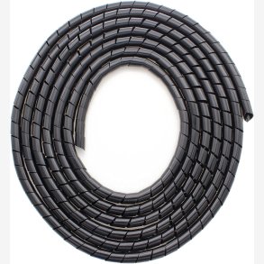Spiralslange �15mm Elvedes (10 meter) sort
