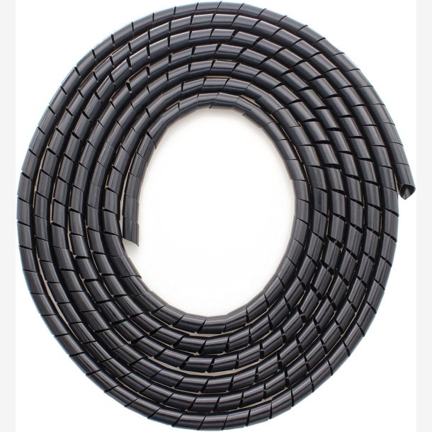 Spiralslange �15mm Elvedes (10 meter) sort