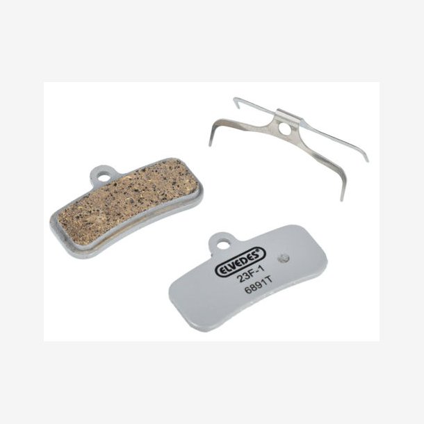 Skivebremseklodser s�t Elvedes - Shimano - Organisk blanding (harpiks) - 1 par