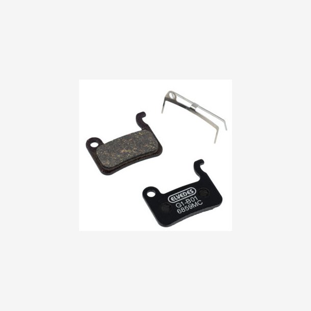 Skivebremseklodser Elvedes - Shimano - Carbon Metallic Compound (halvmetalklodser) - 1 par