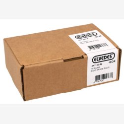 Skivebremseklodser s�t Elvedes - Shimano - Carbon Metallic Compound (halvmetalklodser) - 10 par