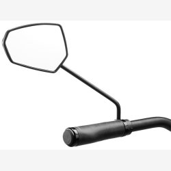 Spejl Ergotec M-77L - venstre montering - sort