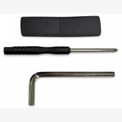 Edge Telefonholder G21 - Aluminium - 360&deg; Drejelig - Universal Styrbeslag - Ekstra Robust - Sort