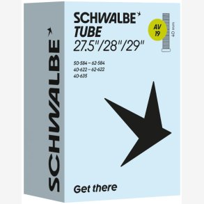Slange Schwalbe AV19 28/29'' + 27,5'' / 40/62-584/635 - 40 mm ventil