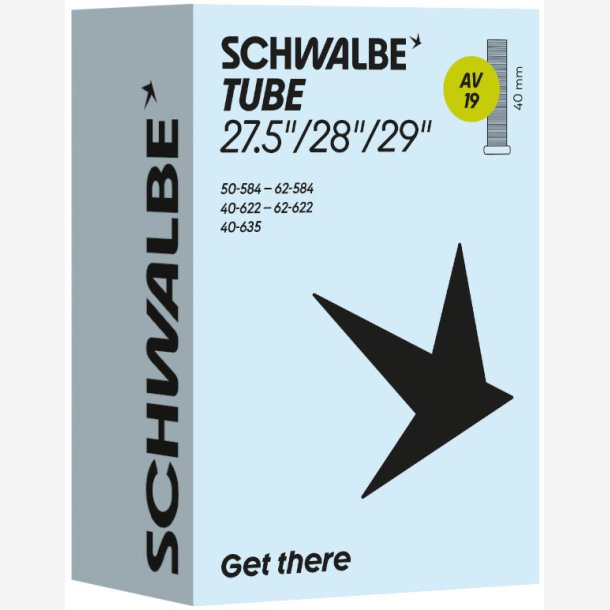 Slange Schwalbe AV19 28/29'' + 27,5'' / 40/62-584/635 - 40 mm ventil