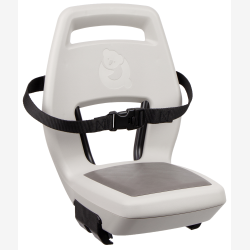 Bags�de Qibbel Junior 6+ med fodst�tter, sikkerhedssele og beskyttelsesplade - Beige/Brun