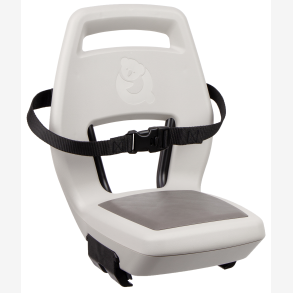Bags�de Qibbel Junior 6+ med fodst�tter, sikkerhedssele og beskyttelsesplade - Beige/Brun