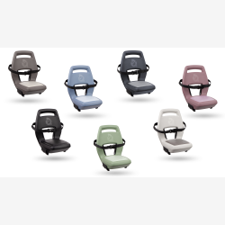 Bags�de Qibbel Junior 6+ med fodst�tter, sikkerhedssele og beskyttelsesplade - Beige/Brun