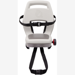Bags�de Qibbel Junior 6+ med fodst�tter, sikkerhedssele og beskyttelsesplade - Beige/Brun