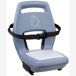 Bags�de Qibbel Junior 6+ med fodst�tter, sikkerhedssele og beskyttelsesplade - Bl�