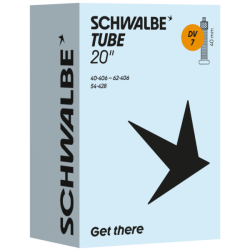 Slange Schwalbe DV7 20" 40/62-406 - 40mm ventil