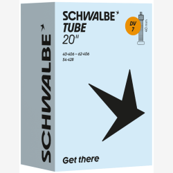 Slange Schwalbe DV7 20" 40/62-406 - 40mm ventil