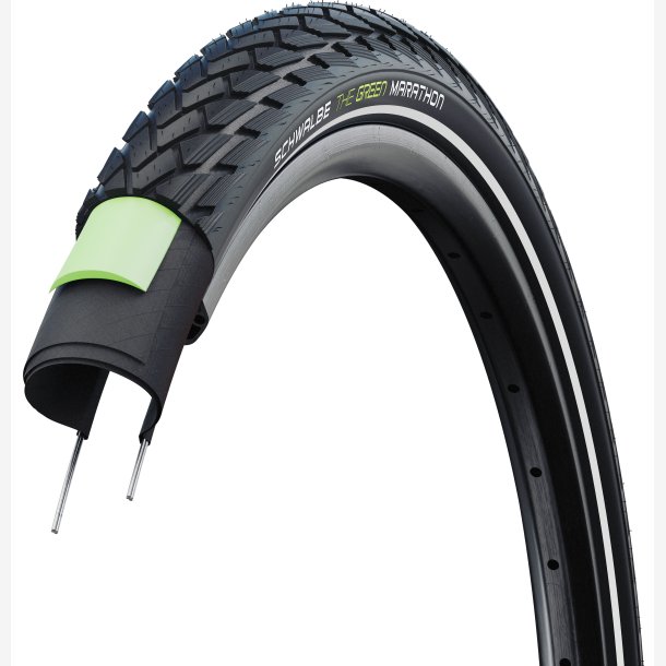 D�k Schwalbe Marathon GreenGuard 27,5 x 1,65" / 44-584mm Sort