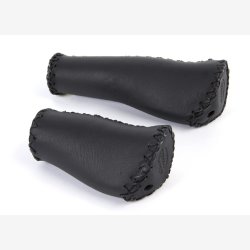 Styrgrebss�t Velo Ergo l�der - 135/92 mm - sort