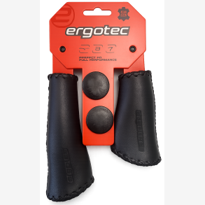 Styrgrebss�t Ergotec Monaco 135/92 mm - sort - l�der