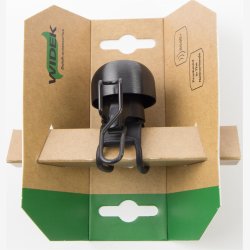 Cykelklokke Widek Papirclips XXL sort/gr�