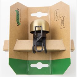 Cykelklokke Widek Papirclips XXL guld/sort