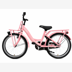 Kyoso Blossom Mauve 20" b�rnecykel med fodbremse - mat lyser�d